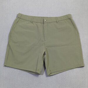 Bearbottom Shorts Men's XL Green Tour Short 7"  Performance Stretch Chino Golf